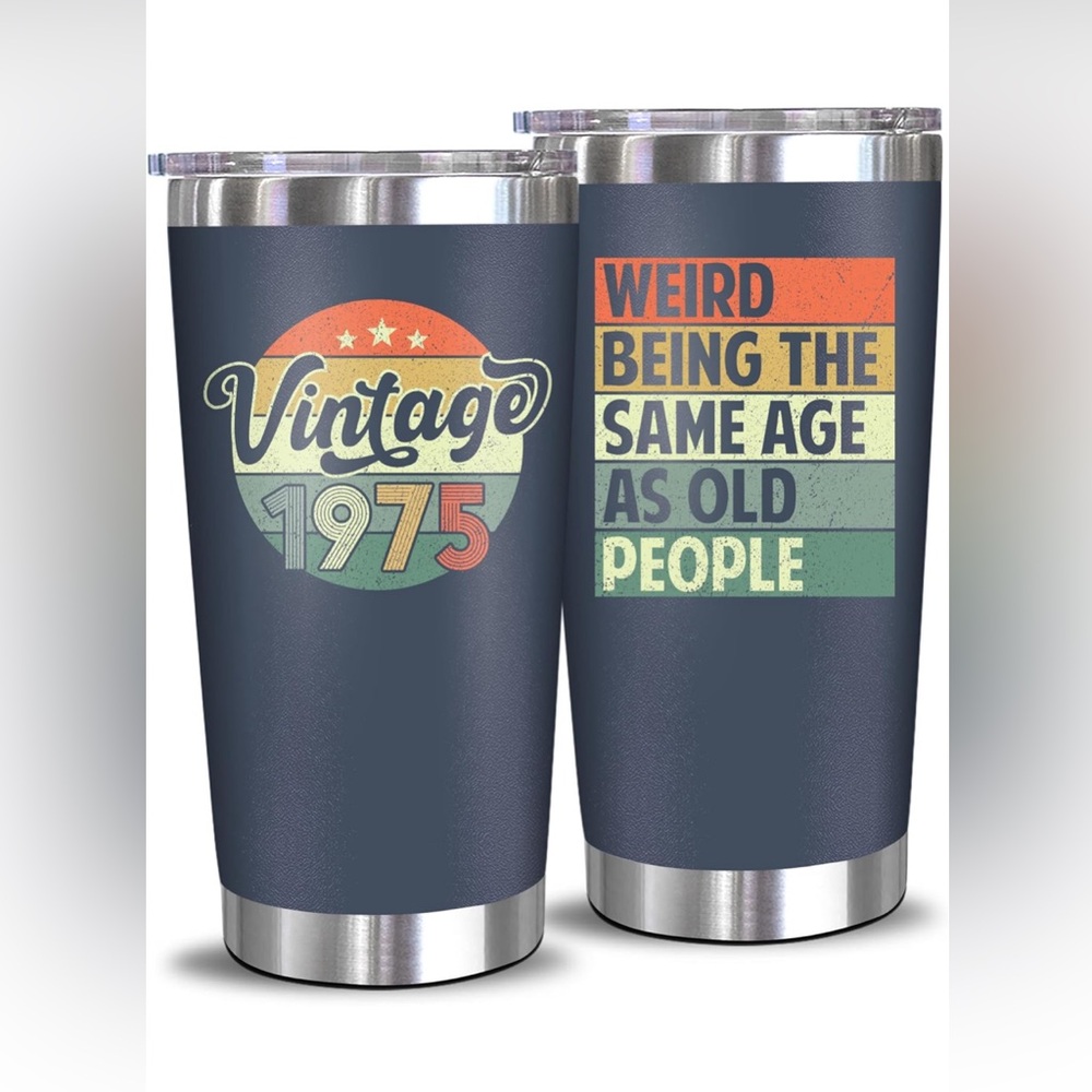 🆕’Vintage 1975’ tumbler